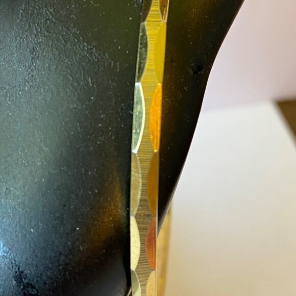 Monet Gold-Tone Textured Bangle Bracelet Set Of 3 - Picture 3 of 9